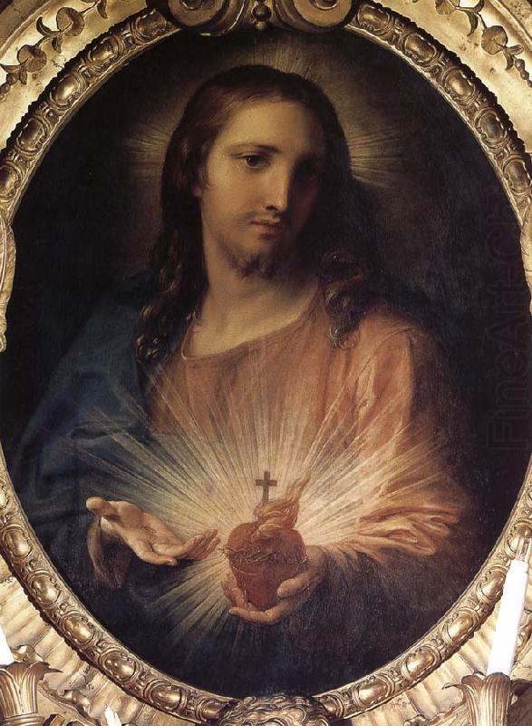 Pompeo Batoni Sacred Heart of Jesus china oil painting image